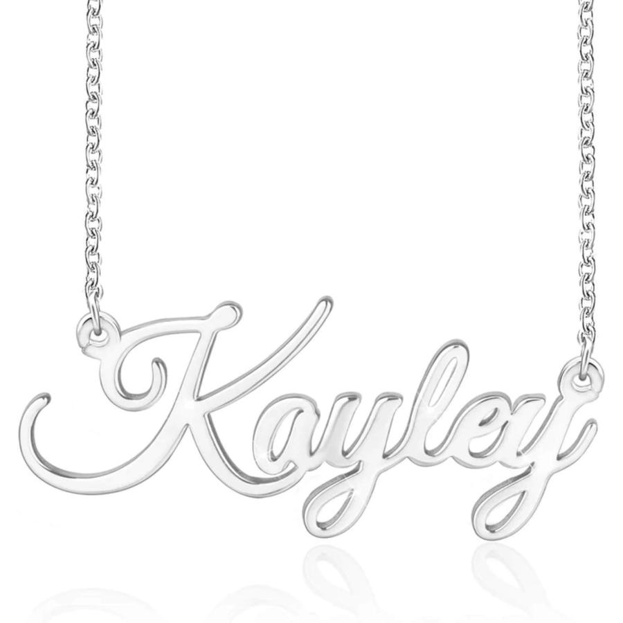 【並行輸入品】FUJIN Personalized Custom Necklace Name Nameplated Sterling Silver G