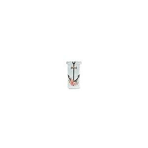 【並行輸入品】VIKKO Marine Anchor Flower Stripe Eyeglass Pouch Microfiber Leatの画像