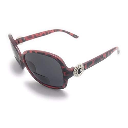 【並行輸入品】Nearly Invisible Line Bifocal Sunglasses Oval Reading Glasses (Rの画像