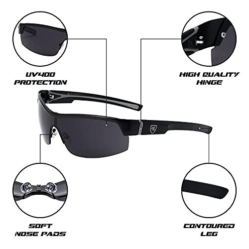 Khan Coil   Lightweight Men's Half Frame Sports Sunglasses UV 40 並行輸入品｜bestshop-d｜05
