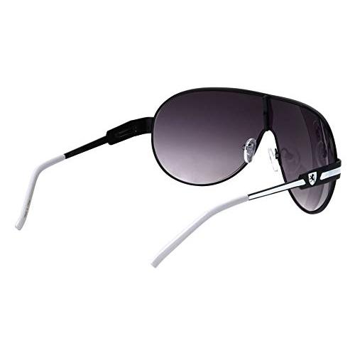 Khan Indy   One Piece Shield Sunglasses (Smoke Black White) 並行輸入品｜bestshop-d｜08