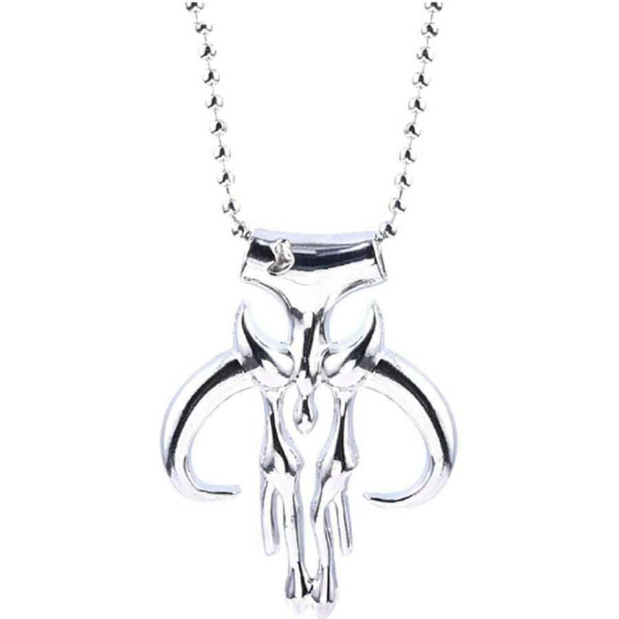 【並行輸入品】EC Trading S Wars Mandalorian Symbol Metal Pendant Necklace