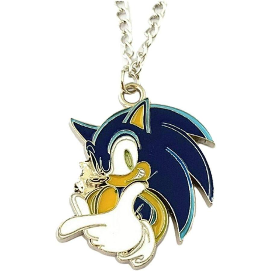 【並行輸入品】EC Trading Sonic Face Metal Pendant Necklace