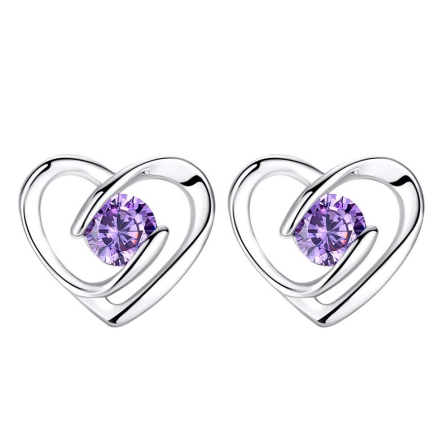 【並行輸入品】Earrings For Girls Women,Fashion Women Cubic Zirconia Inlaid Swi