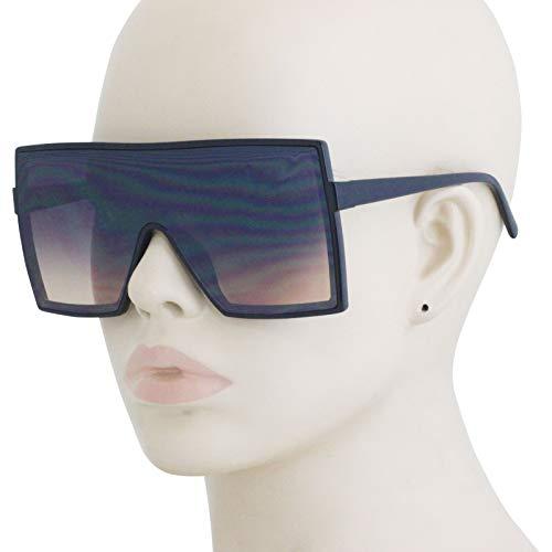 【並行輸入品】FLAWLESS Large Sunglasses for Women Oversized Men Flat Top Fashiの画像