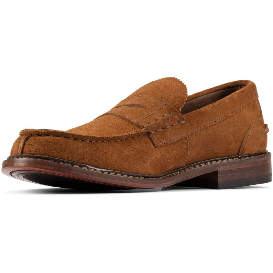 【並行輸入品】Clarks Oliver Penny Tobacco Suede 10 D (M) Clarks Oliver Penny To
