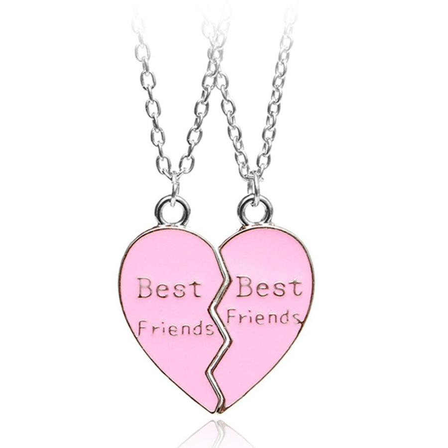【並行輸入品】MileHouse Fashion Necklace for Women Girls,2Pcs/Set Best Friend