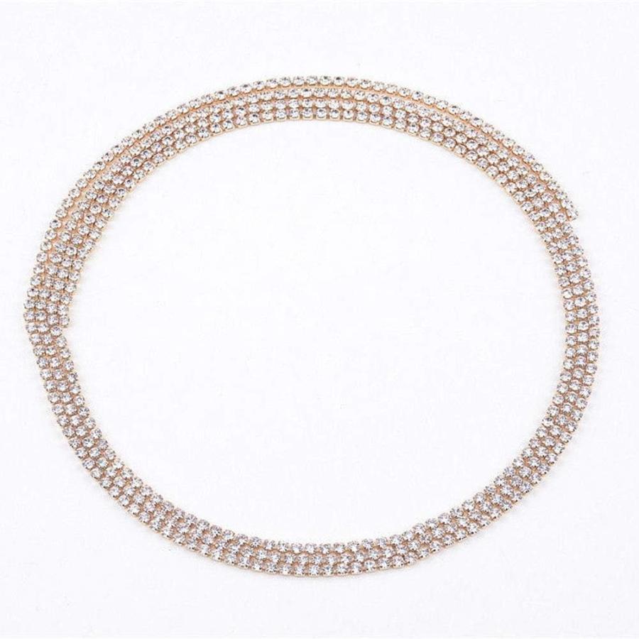【並行輸入品】MileHouse Fashion Pendant Necklace for Women Bling Rhinestone Long_7