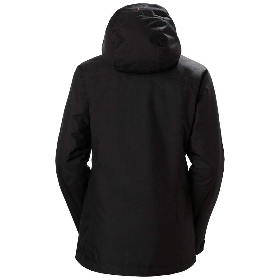 【並行輸入品】Helly Hansen Womens Luna/Gale Winter Jacket   Black, Lの画像