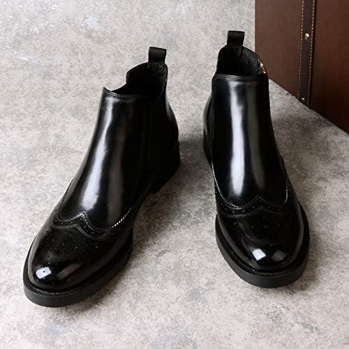 【並行輸入品】Mens Chelsea Boots  Smart Casual Work Brogue Formal Shoes Pointed Toの画像