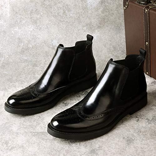 【並行輸入品】Mens Chelsea Boots  Smart Casual Work Brogue Formal Shoes Pointed Toの画像