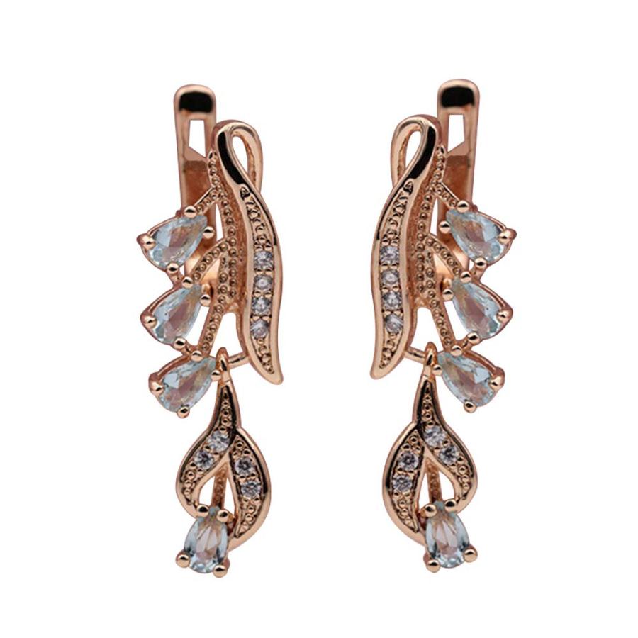【並行輸入品】SEniutarm Earrings for Women Mom Women Water Drop Cubic Zirconia