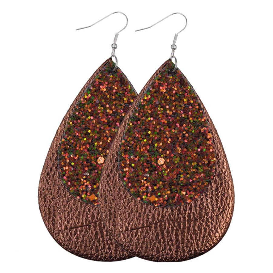 【並行輸入品】shiYsRL Earrings Stud Crystal Pearl Earring Set, Glitter Sequins