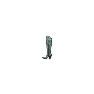 【並行輸入品】Dan Post Boots レディース フラワー チャイルド スニップトウ ウエスタンカウボーイブンドレス ブーツ ニーハイ ヒの画像