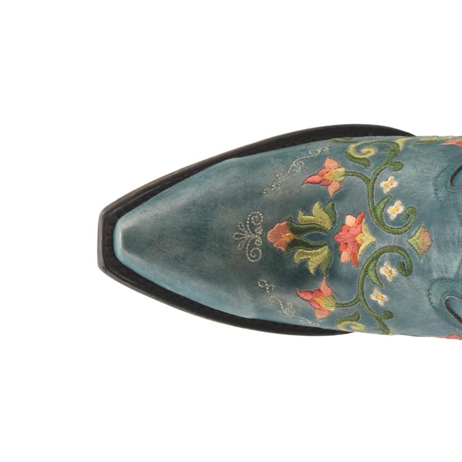 【並行輸入品】Dan Post Boots レディース フラワー チャイルド スニップトウ ウエスタンカウボーイブンドレス ブーツ ニーハイ ヒの画像