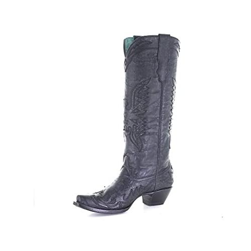【並行輸入品】Corral ブーツ A4047 US サイズ: 24 カラー: ブラック Corral Boots A4047 Black 8の画像