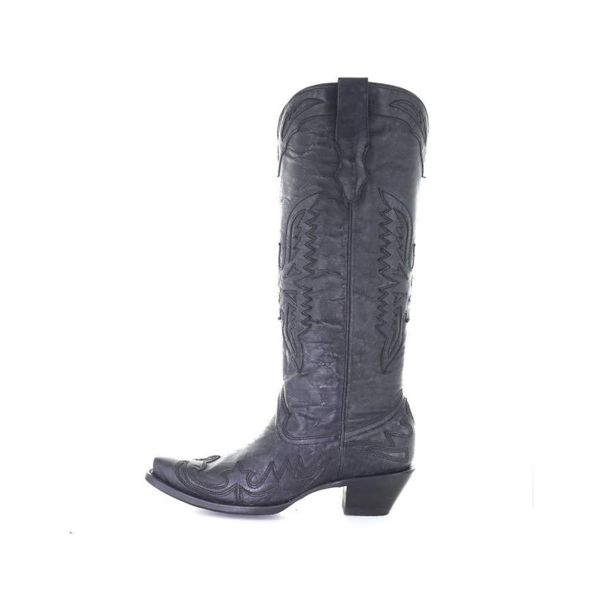 【並行輸入品】Corral ブーツ A4047 US サイズ: 24 カラー: ブラック Corral Boots A4047 Black 8の画像