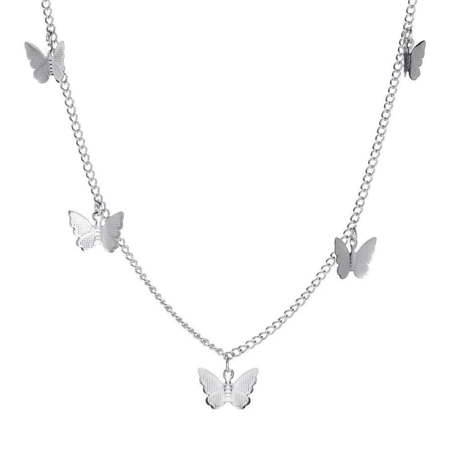 【並行輸入品】DealG Gold Chain Necklace Cute Butterfly Chain Necklaces Set Cho