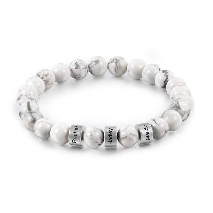 【並行輸入品】kaululu Personalized Beads Bracelets for Men Chakra Stone Bracel