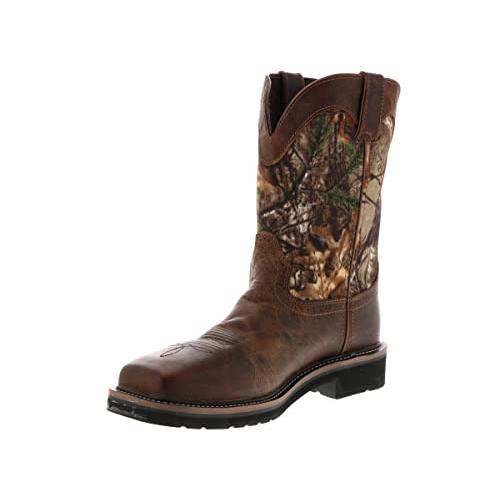【並行輸入品】Justin Men's Trekker Waterproof Western Work Boot Composite Toeの画像