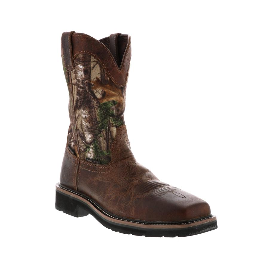 【並行輸入品】Justin Men's Trekker Waterproof Western Work Boot Composite Toeの画像