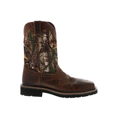 【並行輸入品】Justin Men's Trekker Waterproof Western Work Boot Composite Toeの画像