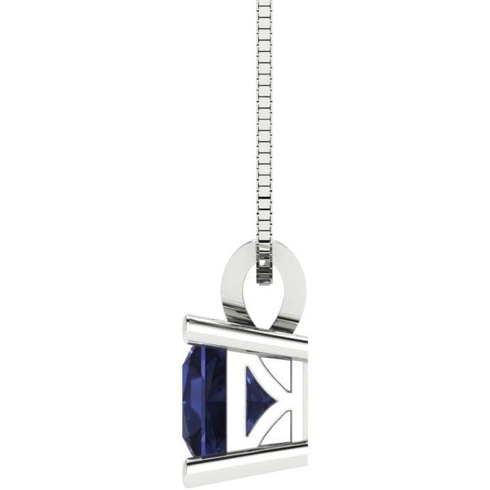 【並行輸入品】Clara Pucci 3.0 ct Princess Cut Genuine Simulated Blue Sapphire Soli_2