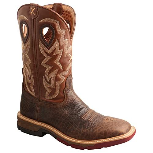 【並行輸入品】Twisted X Men's 12" Western Work Boot, Soft Toe, EE, 13の画像