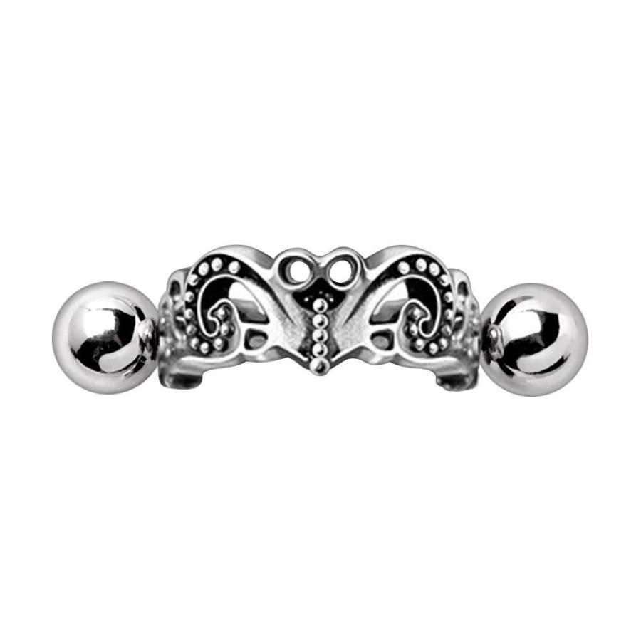 【並行輸入品】COCOBUL 316L Stainless Steel Ornate Tiara Cartilage Cuff Earring