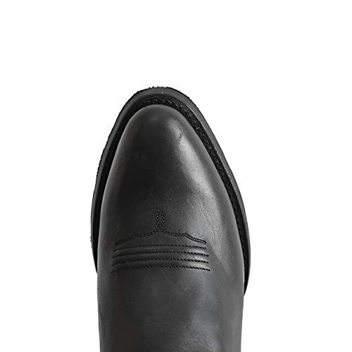 【並行輸入品】Mens Western Leather Cowboy Boots, Duke Heritage Round Toe by Siの画像