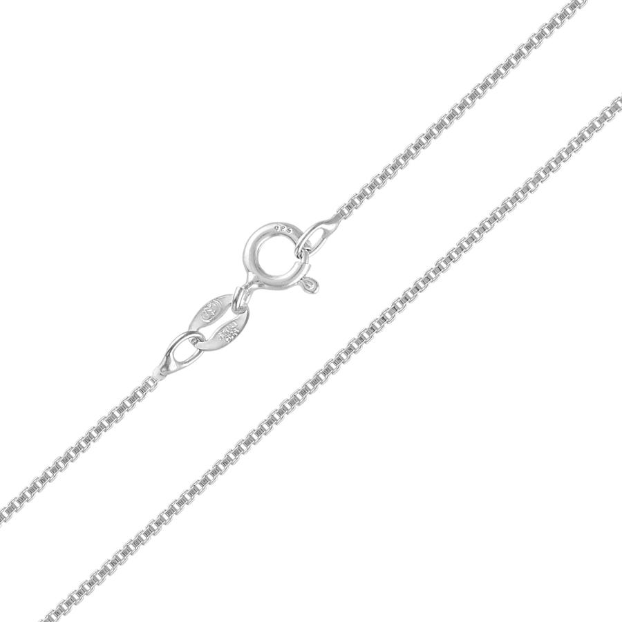 【並行輸入品】[KISPER] 925 スターリングシルバー 1mm ボックスリンク チェーンネックレス 細め イタリア製 約41cm（16インチ）　_2