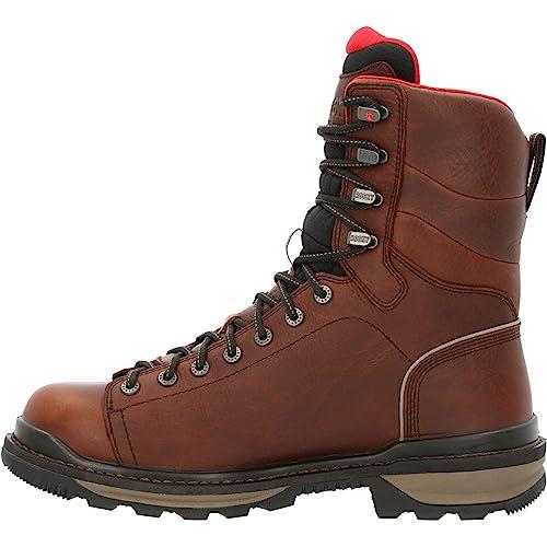 【並行輸入品】ROCKY Rams Horn Lace to Toe Waterproof Work Boot Size 7(M)の画像