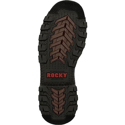 【並行輸入品】ROCKY Rams Horn Lace to Toe Waterproof Work Boot Size 7(M)の画像