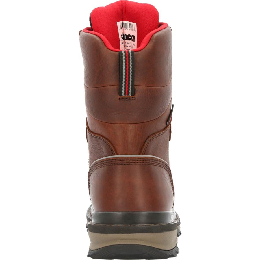 【並行輸入品】ROCKY Rams Horn Lace to Toe Waterproof Work Boot Size 7(M)の画像