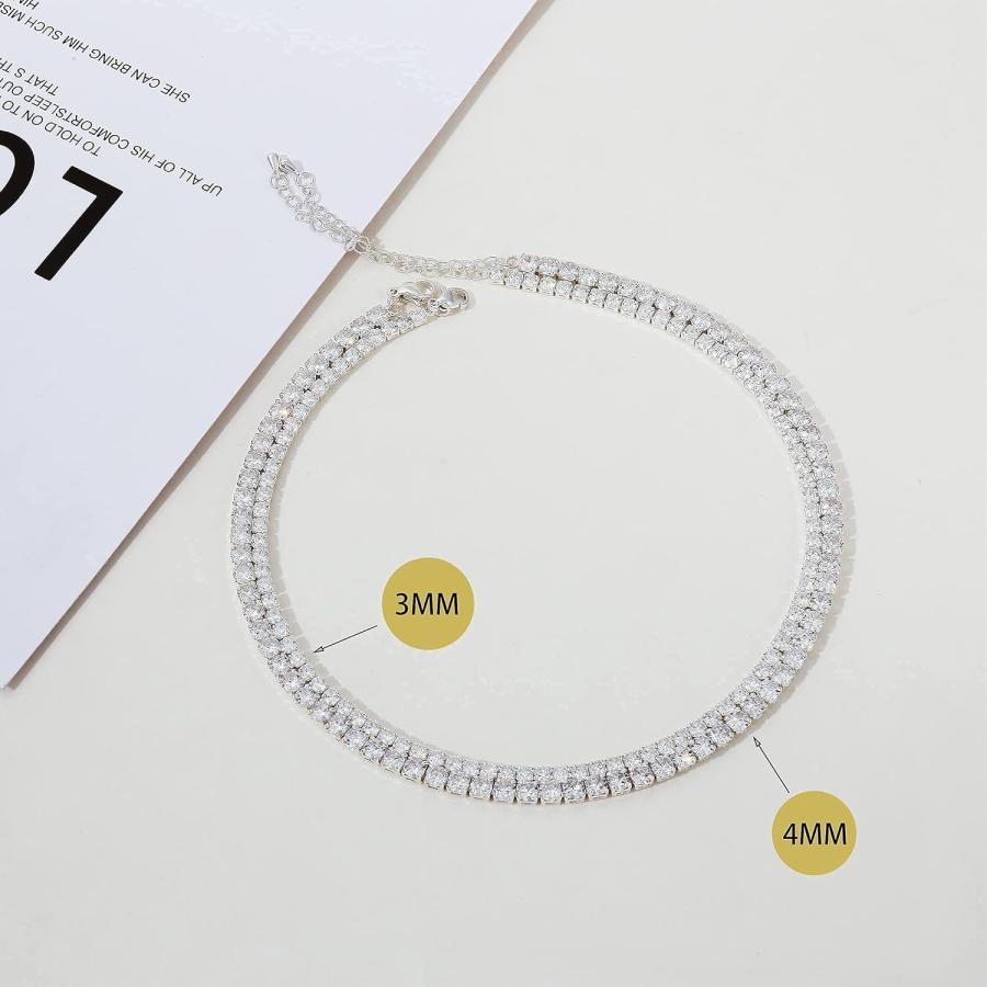 並行輸入品】[Tewiky] テニス ネックレス 14K ゴールド メッキ 