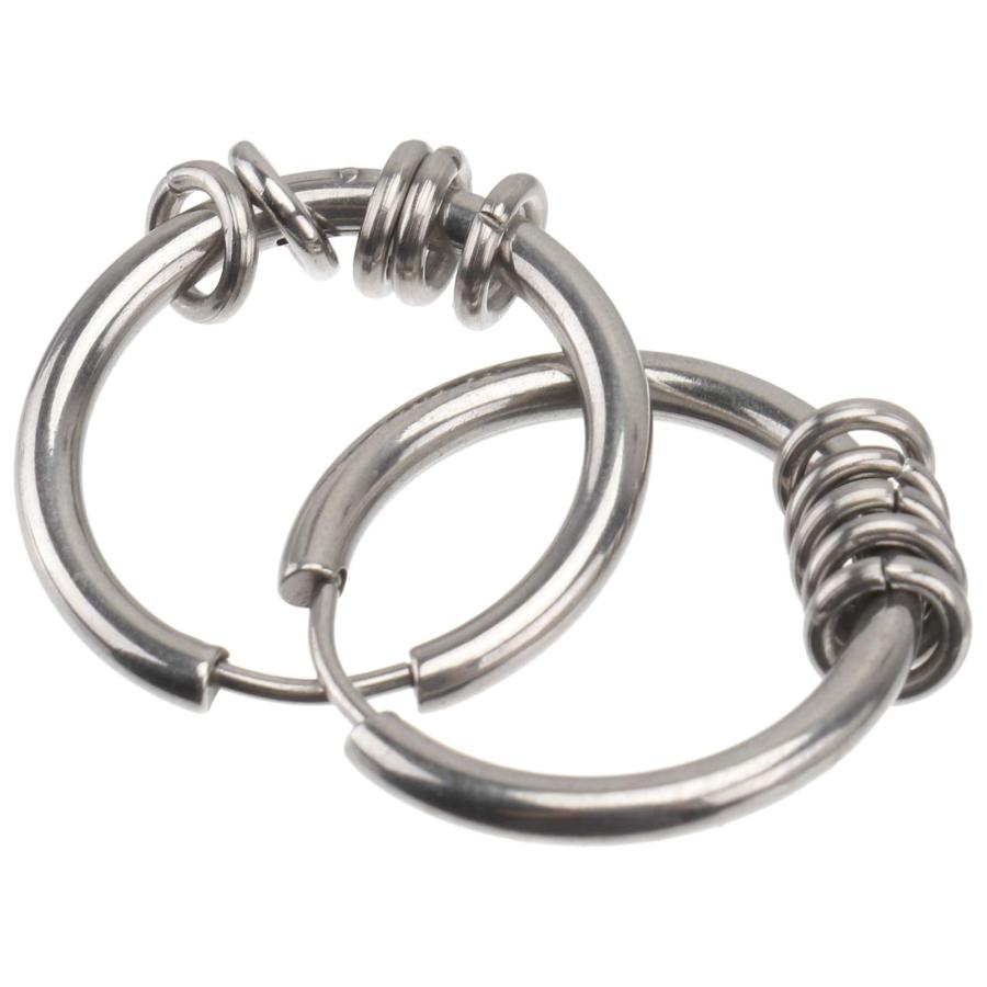 【並行輸入品】generic 1 Pair Stainless Steel Stud Earrings Creative Punk Goth