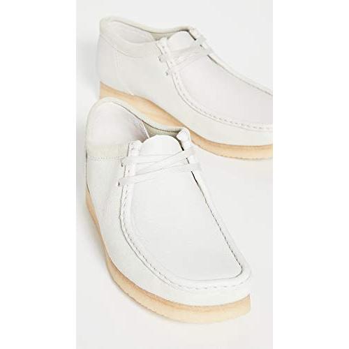 【並行輸入品】Clarks Men's Two Color Wallabee Boots, White, 8 Medium USの画像