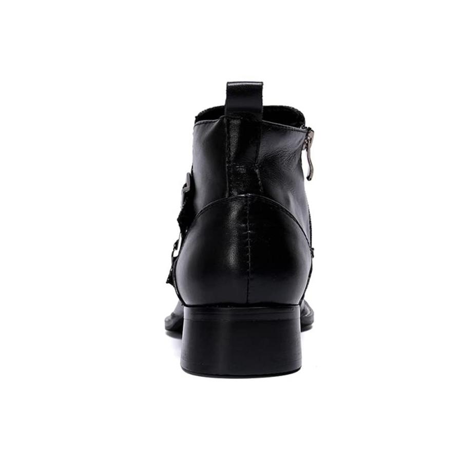 【並行輸入品】HMNS Men's Ankle Boots Business Dress Boots Chelsea Boots Blackの画像