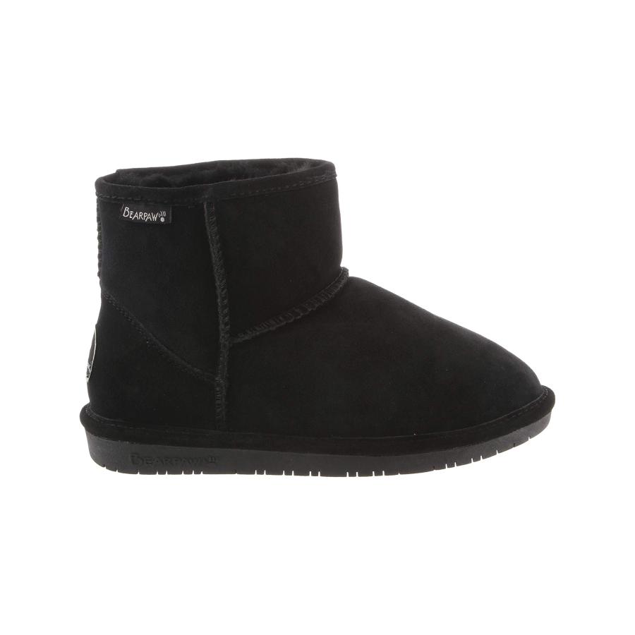 ベタ BEARPAW Women´s Demi Fashion Boot Black 9 W US 並行輸入品