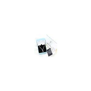 【並行輸入品】ドッグボーン 1/20カラット 天然ダイヤモンドペンダントネックレス 925スターリングシルバー, 金属, ダイヤモンド Dogの画像