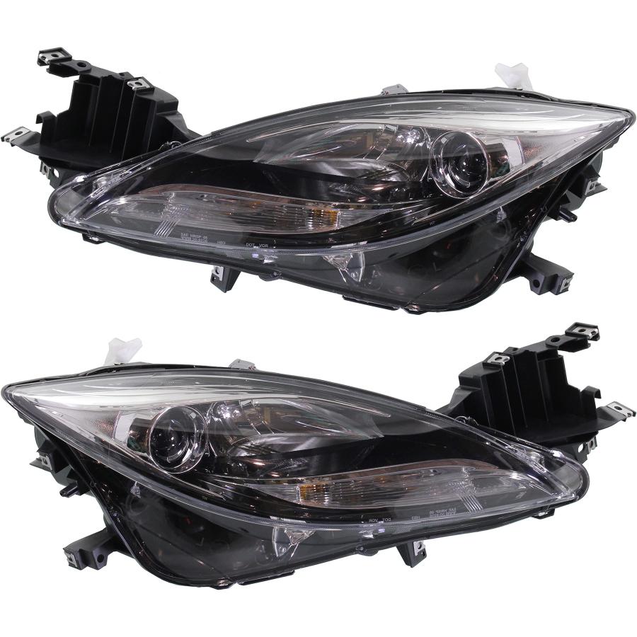 【並行輸入品】Garage Pro ヘッドライトアセンブリ 2012 2013 マツダ 6 対応 2個セット 運転席側 助手席側 クリアレンズ_2