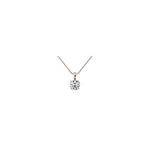 【並行輸入品】Facets Jewels 18K Rose Gold 2 carat 8 mm DEF Color Round Cut Moiの画像