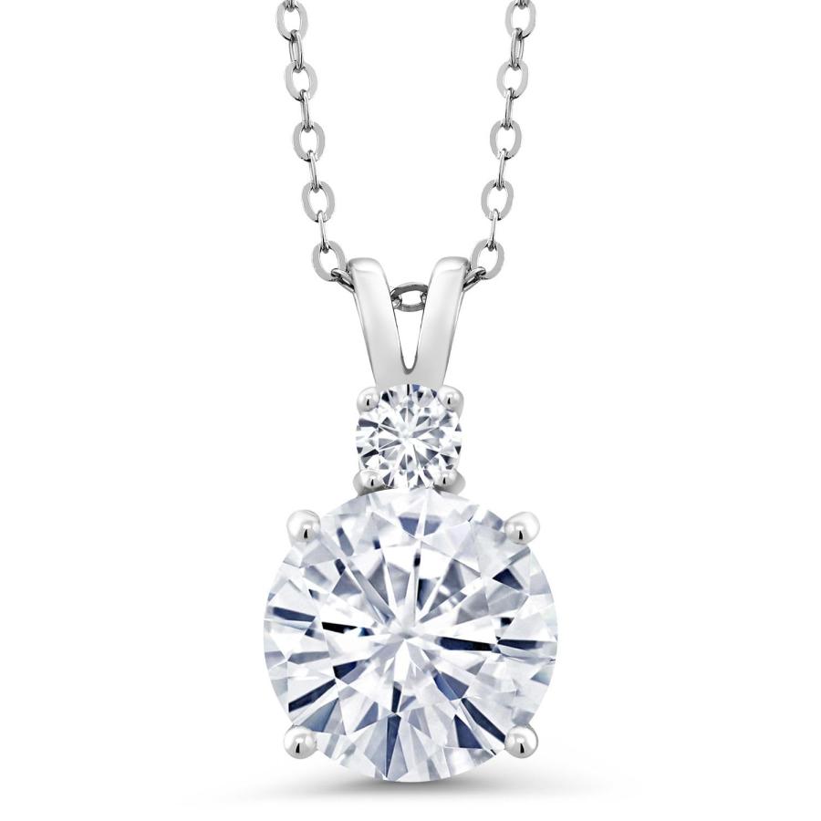 並行輸入品】[Gem Stone King] 4.17カラット モアサナイト ネックレス 