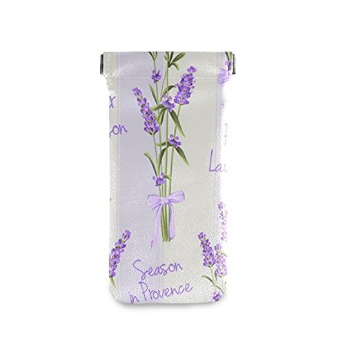 【並行輸入品】susiyo Chic Purple Lavender Flowers Sunglasses Pouch Squeeze Topの画像