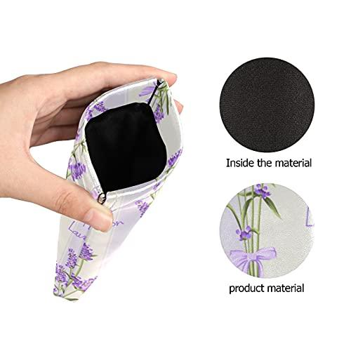 【並行輸入品】susiyo Chic Purple Lavender Flowers Sunglasses Pouch Squeeze Topの画像