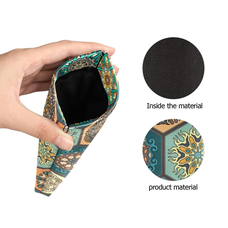 【並行輸入品】susiyo Colorful Vintage Floral Mandala Sunglasses Pouch Squeezeの画像