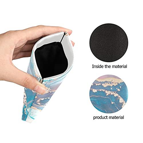 【並行輸入品】susiyo Abstract Blue Purple Marble Sunglasses Pouch Squeeze Topの画像