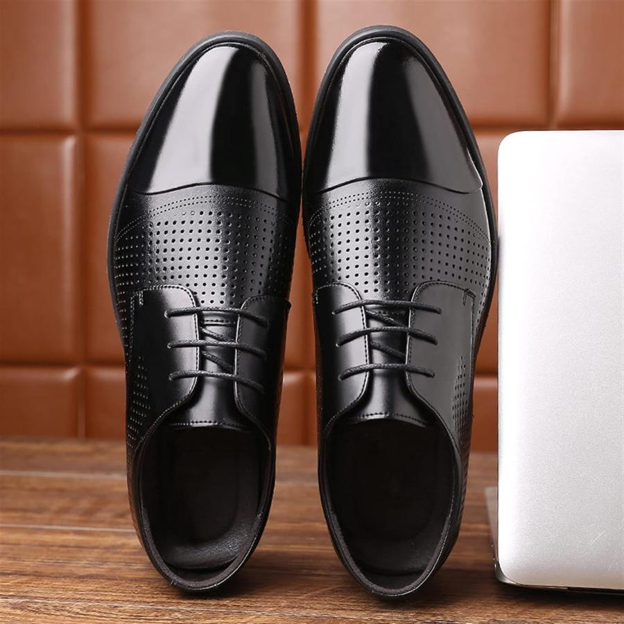 【並行輸入品】Battle Men Men's Height Increasing Elevator Shoes -2.4 Inches Tallerの画像