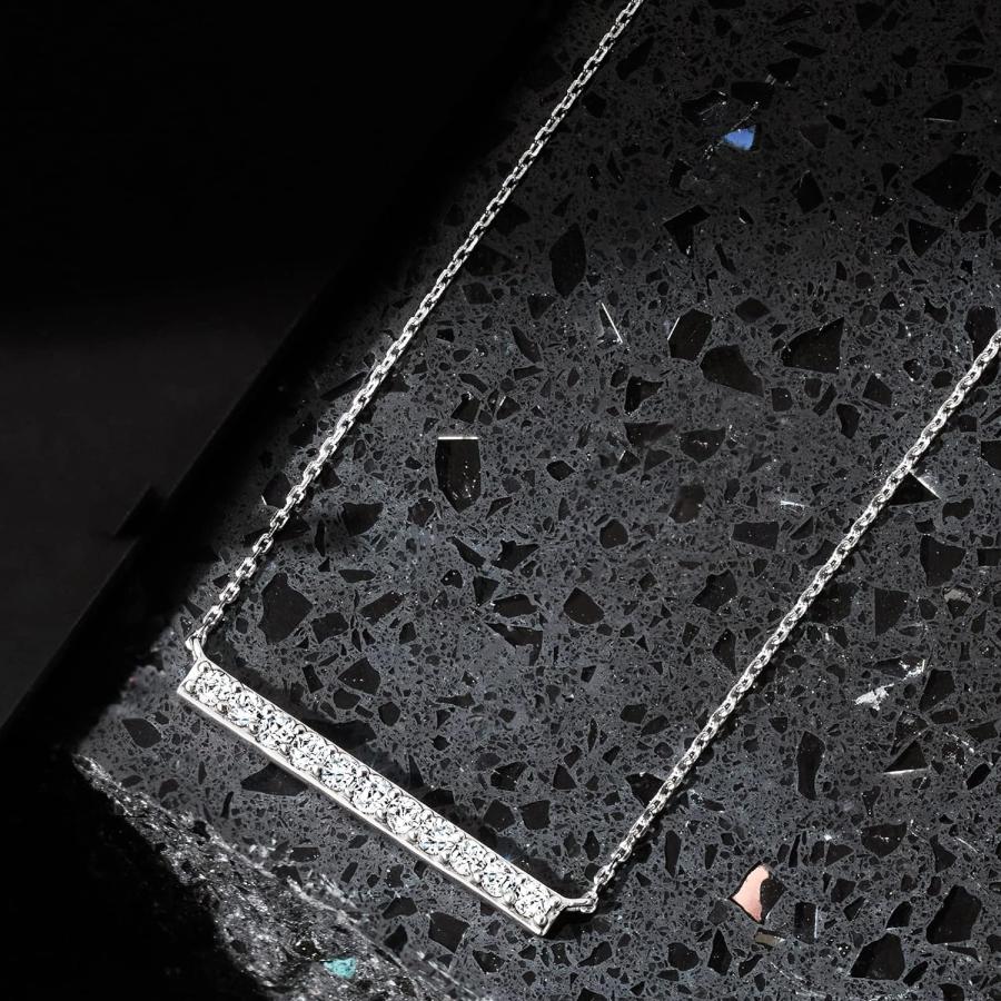 【並行輸入品】[Ross-Simons] レデイーズ rs pure by 0.50 ct。 T.W.スターリングのバーネックレス。 16インチ 銀の画像
