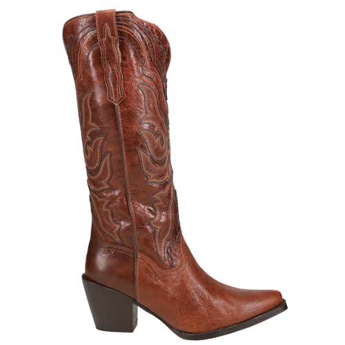 【並行輸入品】Dan Post Adeline Chestnut 6 B (M)の画像